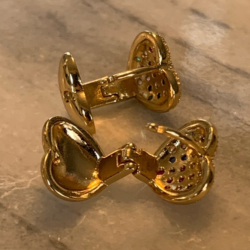 Heart multicolour Earrings - Picture 3 of 4
